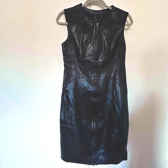 Kenneth Cole leather dress - Picture 1 of 4